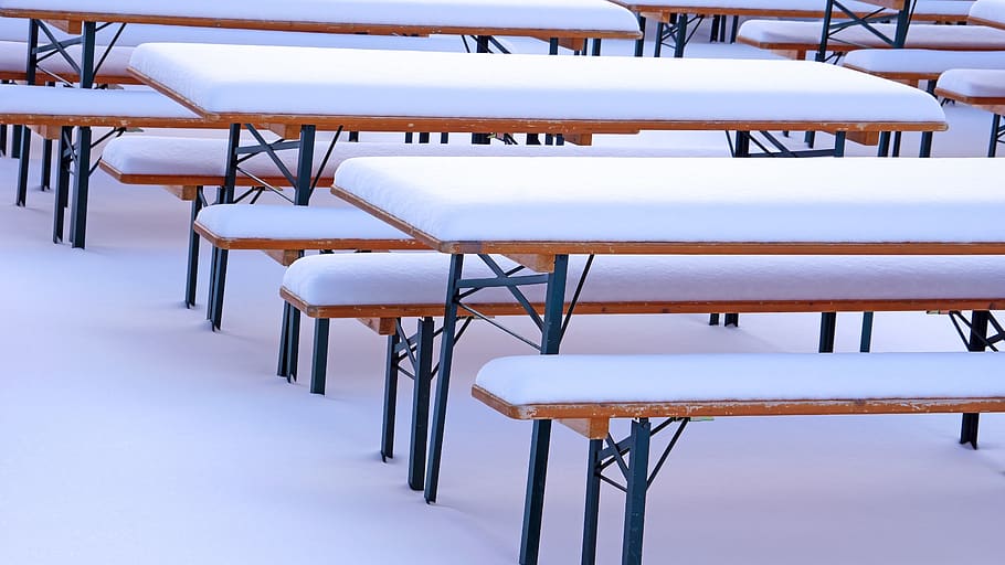 austria, schladming, empty, absence, seat, cold temperature HD wallpaper