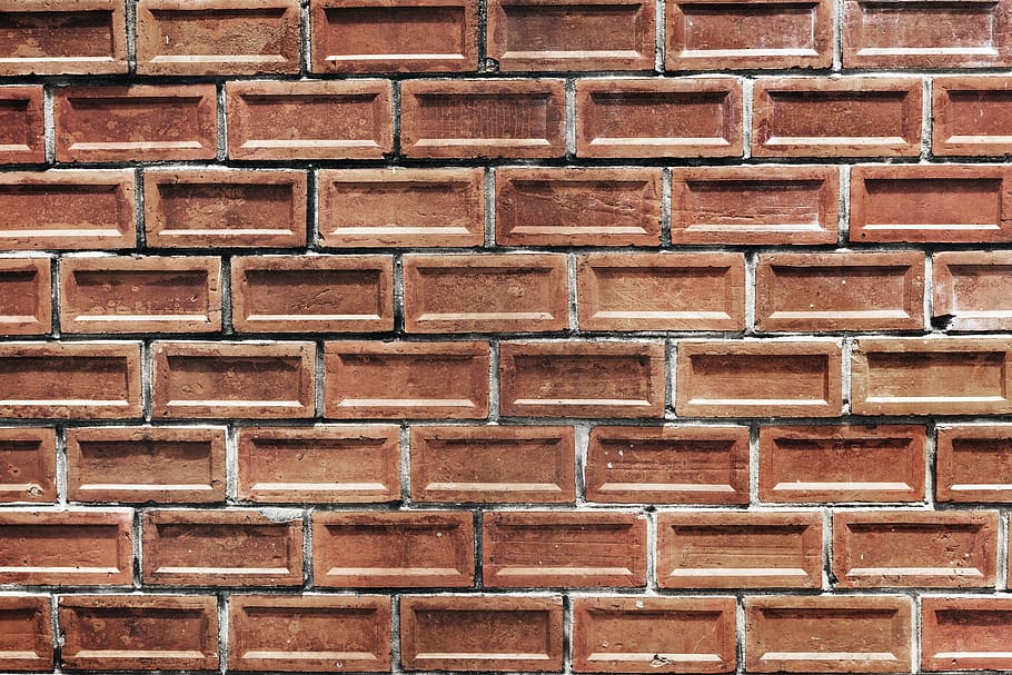 pattern, wall, expression, brick, bricks, bricks wall, brown HD wallpaper