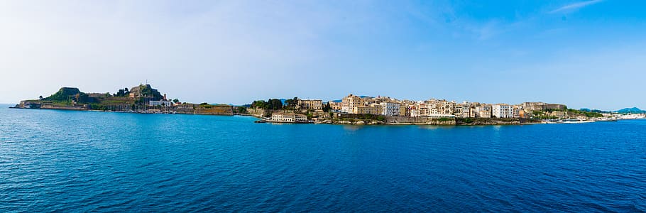 architecture, water, building exterior, sea, built structure HD wallpaper