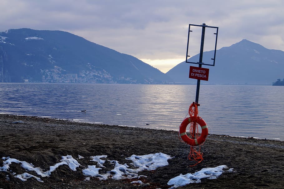 switzerland, lugano, water, mountain, beauty in nature, communication HD wallpaper