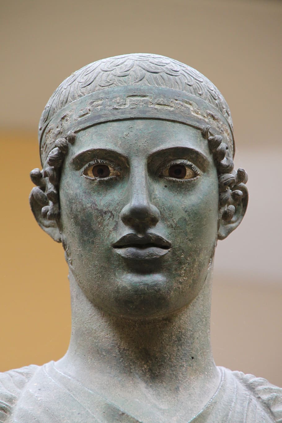 delphi, museum, statue, sculpture, history, culture, antique HD wallpaper