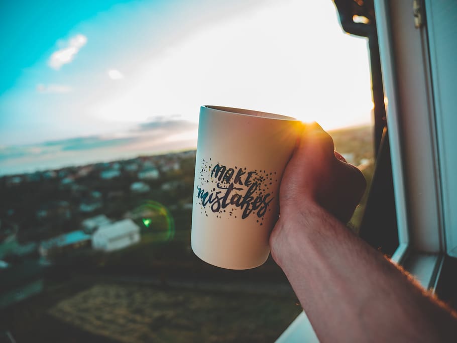Person Holding Mug, beverage, cup, drink, hand, human hand, one person HD wallpaper