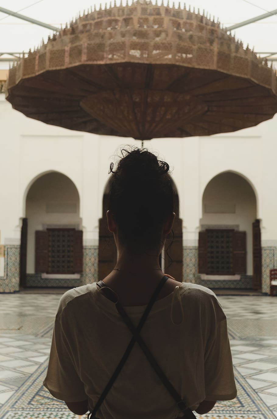 morocco, marrakesh, back, arab, beauty, people, person, alone HD wallpaper