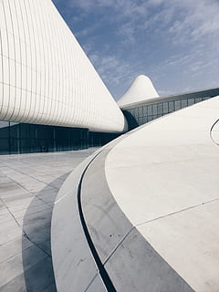 HD wallpaper: azerbaijan, bakı, heydar aliyev centre, architecture ...