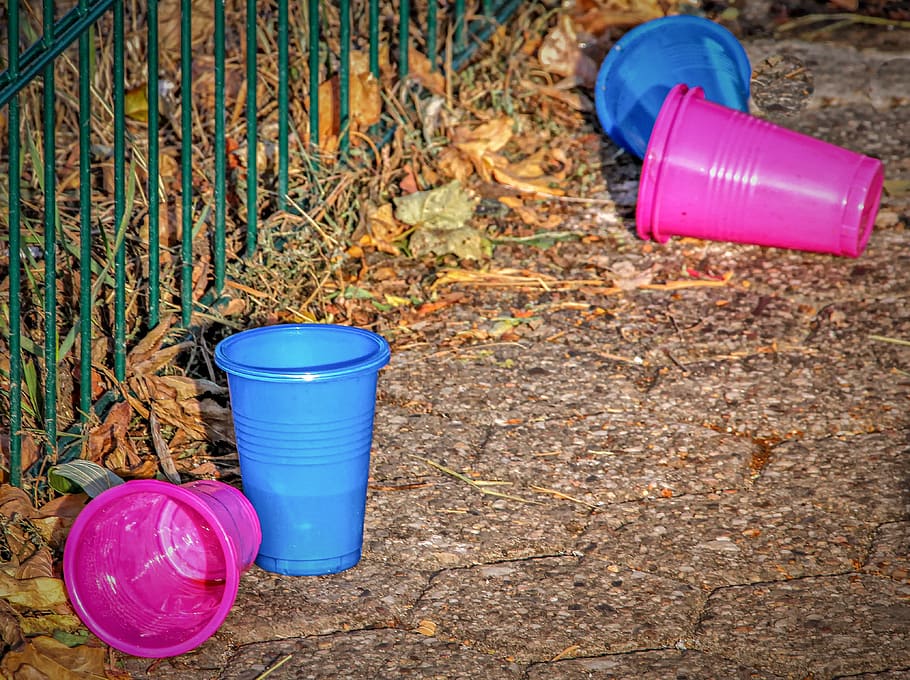 plastic waste, garbage, resting place, pollution, nature, dirt HD wallpaper