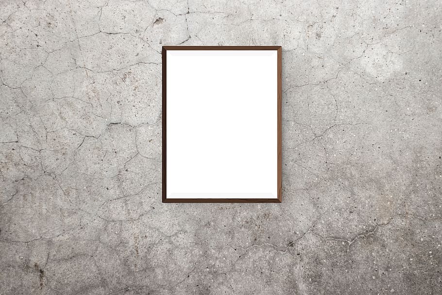 frame, poster, mockup, canvas, wall, picture, presentation, HD wallpaper
