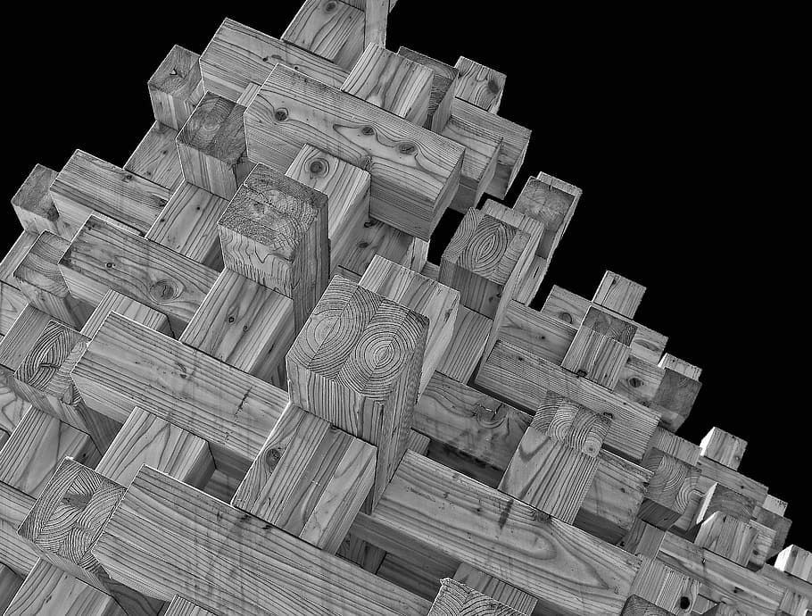 architecture, sculture, patterns, textures, croos, exhibition HD wallpaper