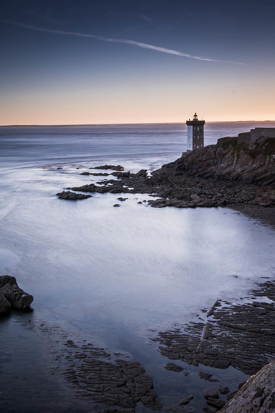 lighthouse near body of water during low tide, coast, ocean, sea, HD wallpaper