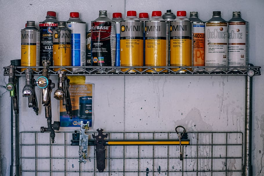 Paint Booth, metal, no people, container, industry, fuel and power generation HD wallpaper