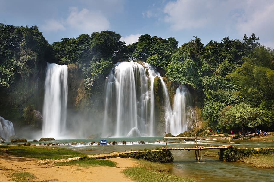 Photo Of Waterfalls During Daytime, environment, nature, rainforest HD wallpaper
