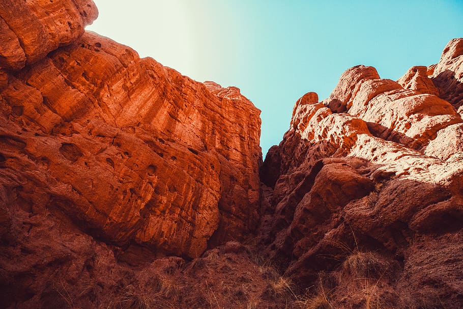 china, zhangye, rock, rock - object, rock formation, solid HD wallpaper