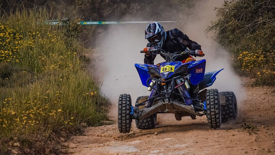 soil, bike, competition, action, hurry, quad, race, wheel, mud, HD wallpaper