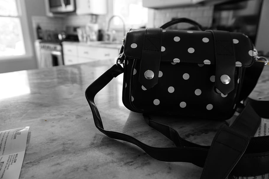 dots, camera case, focus on foreground, indoors, still life HD wallpaper