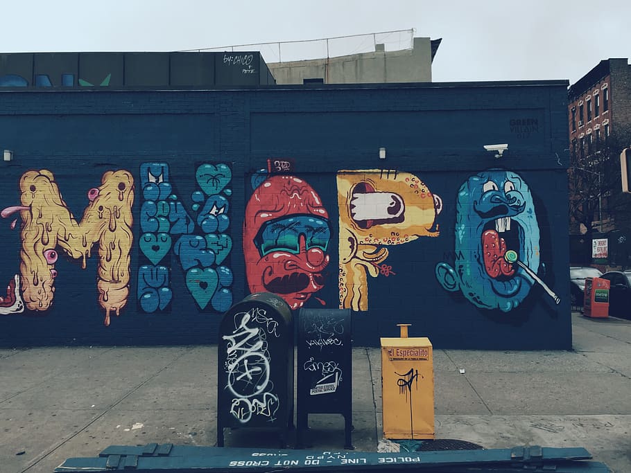 alphabet city, united states, new york, nyc, east village, street art, HD wallpaper