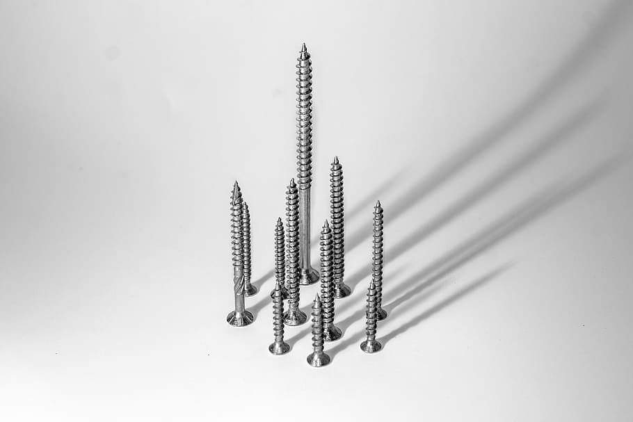 ten gray bolt screws, machine, motor, engine, zipper, vending machine HD wallpaper