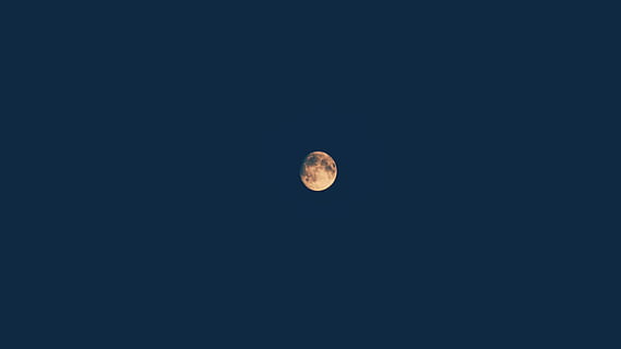 minimal, moon, wallpaper, hd, hd wallpaper, sky, night, dark HD wallpaper