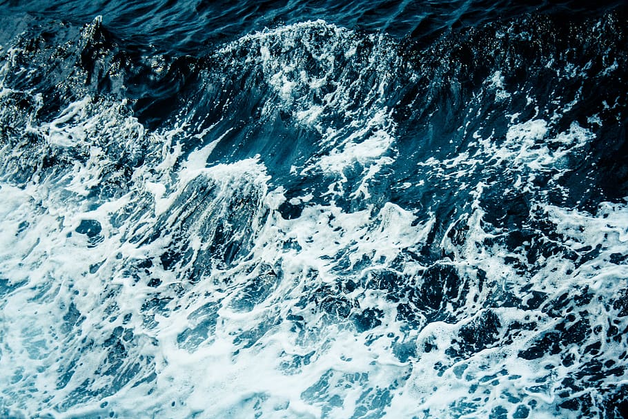 foam, motion, ocean, sea, splash, surface, water, waves, aquatic sport HD wallpaper