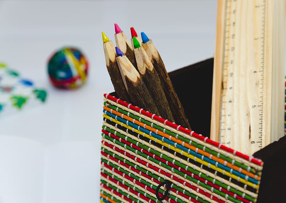 pencil, color, sharpener, art, drawing, design, collection HD wallpaper