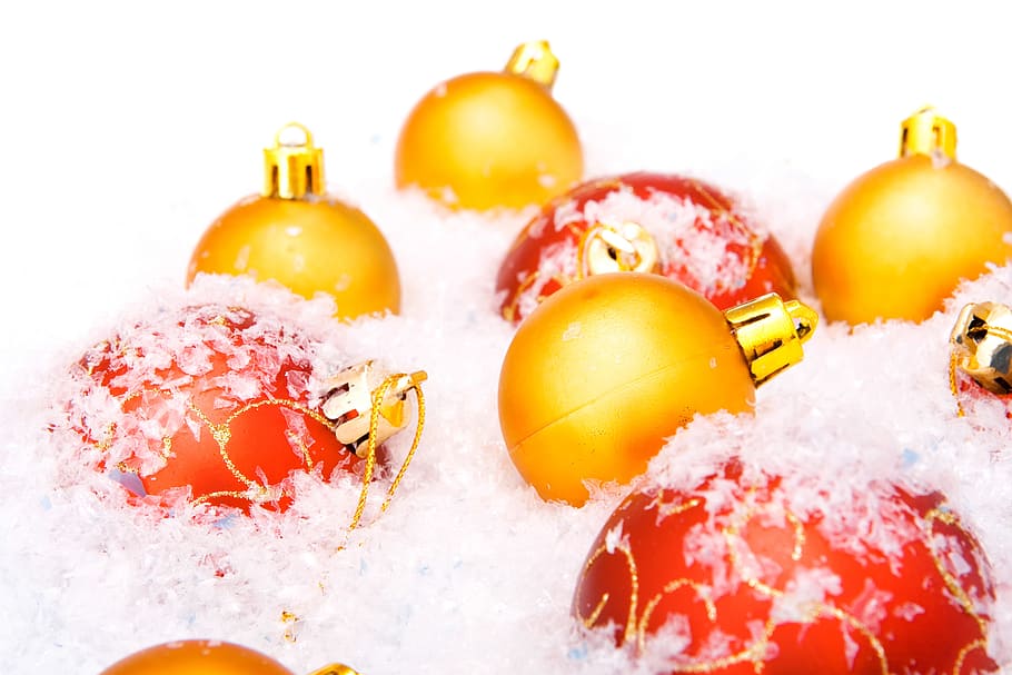 background, ball, bauble, balls, baubles, christmas, close-up HD wallpaper