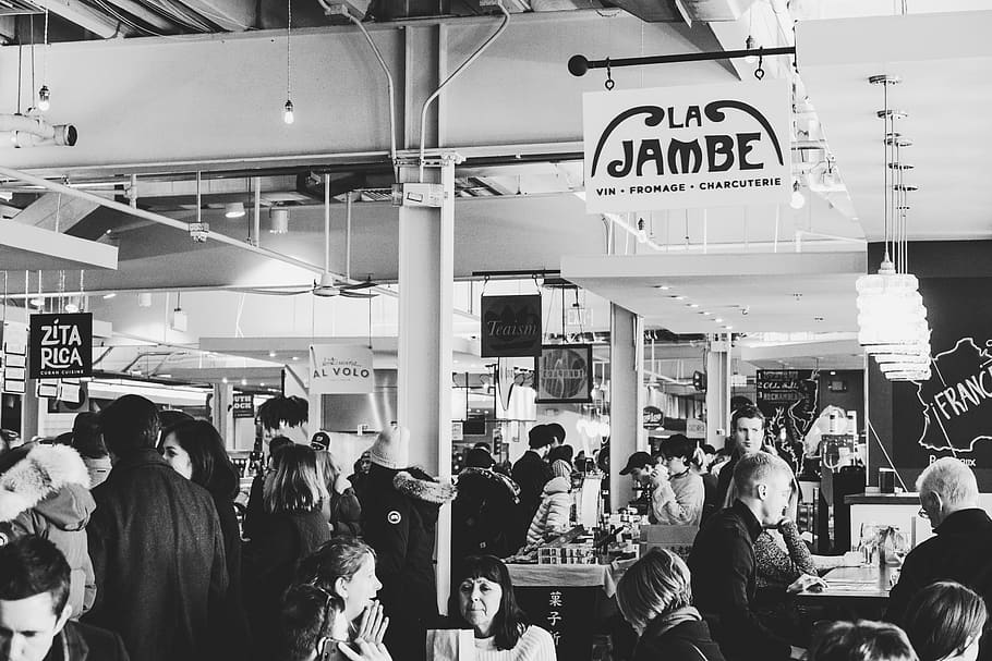 person, human, game, chess, food, people, rush, union market HD wallpaper