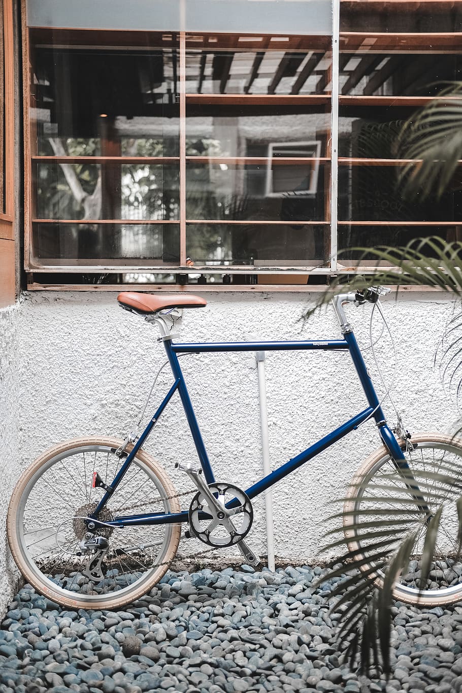 blue bicycle, machine, wheel, bike, vehicle, transportation, minimalis HD wallpaper