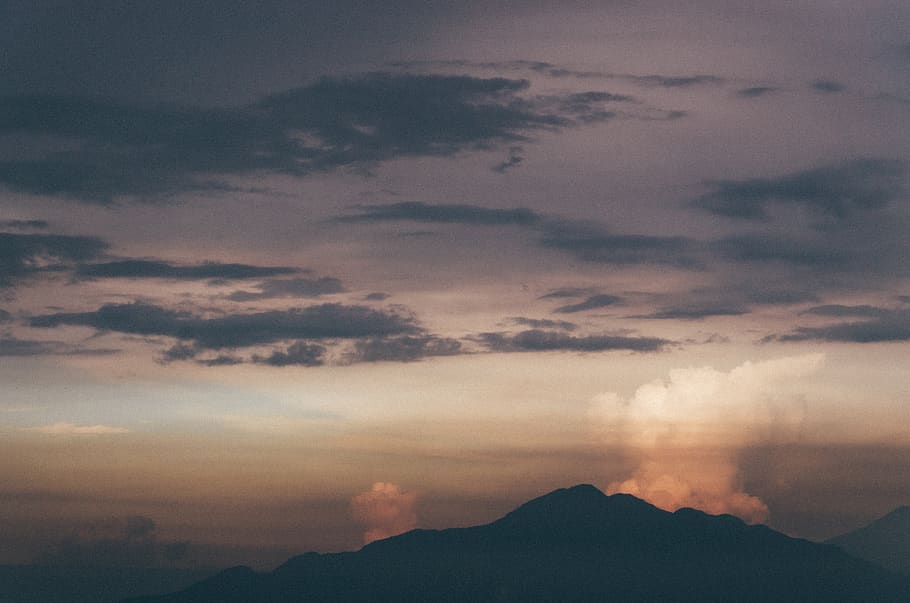 sky, clouds, landscape, mountain, colors, cloud - sky, beauty in nature HD wallpaper