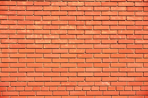 brick, wall, red, background, interior, seamless, surface, closeup HD wallpaper