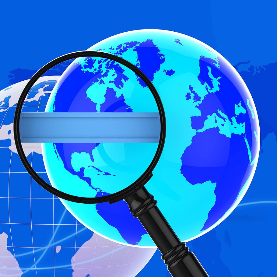 Search Internet Indicating World Wide Web And Text Space, analyse HD wallpaper