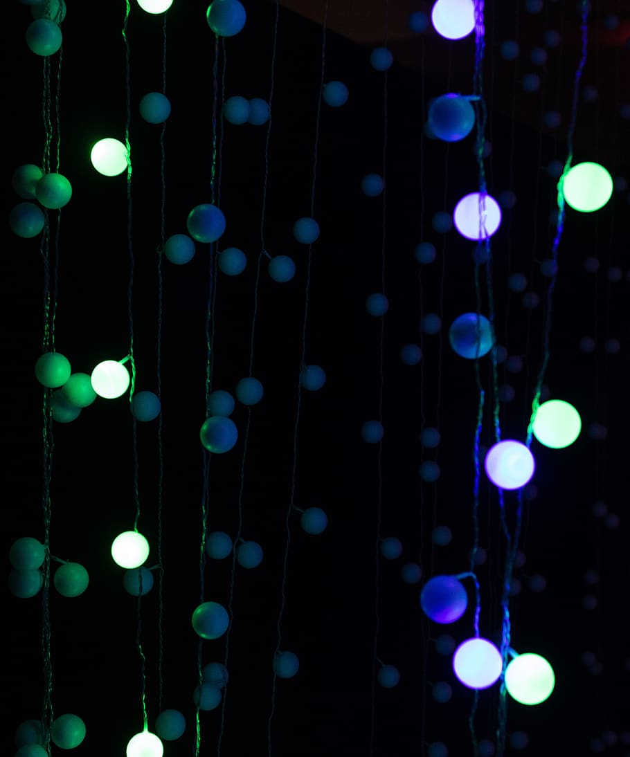 white round bulb, lighting, paper, text, confetti, bubble, art HD wallpaper