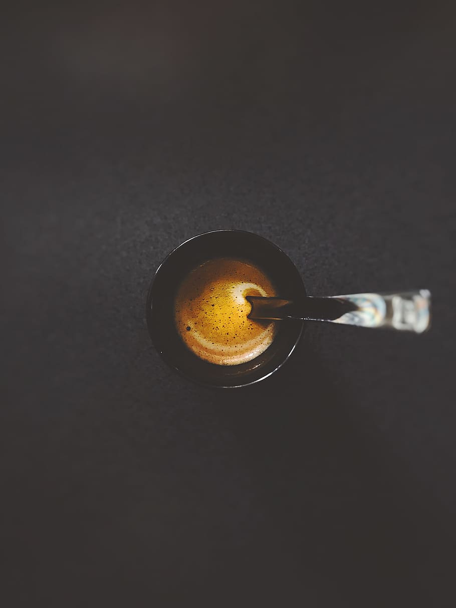 Cup Of Coffee On Surface, beverage, caffeine, drink, espresso HD wallpaper