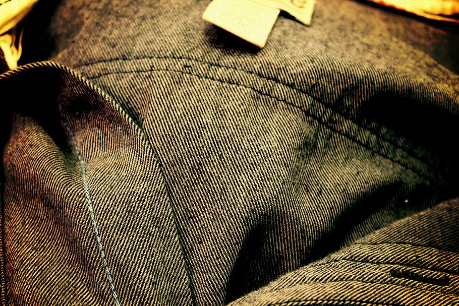stitching, tag, cotton, collar, shirt, textile, indoors, close-up HD wallpaper