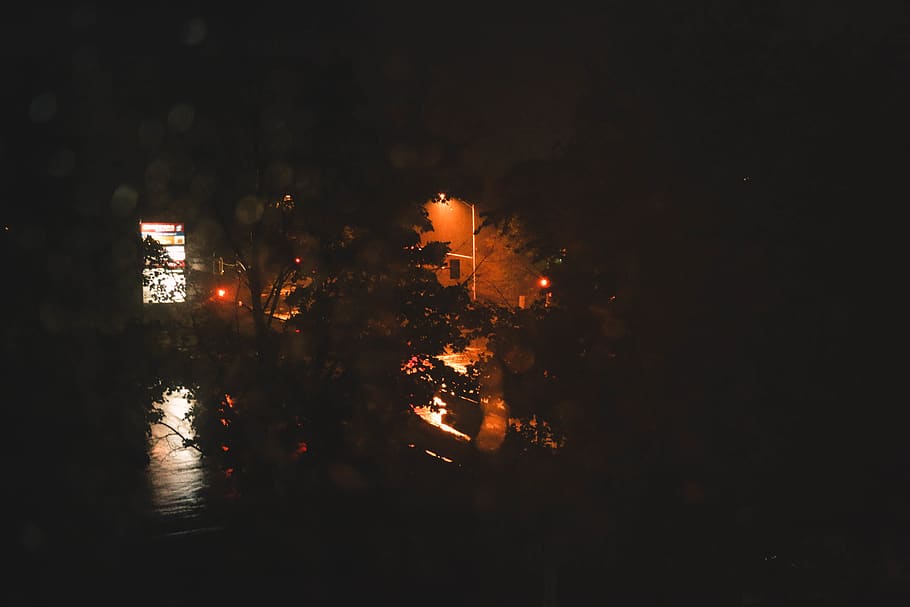 flare, light, fire, night, street, gloomy, dark, outdoors, flame HD wallpaper