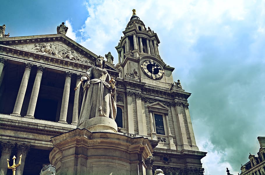 Beige Concrete Cathedral, ancient, architecture, art, building HD wallpaper