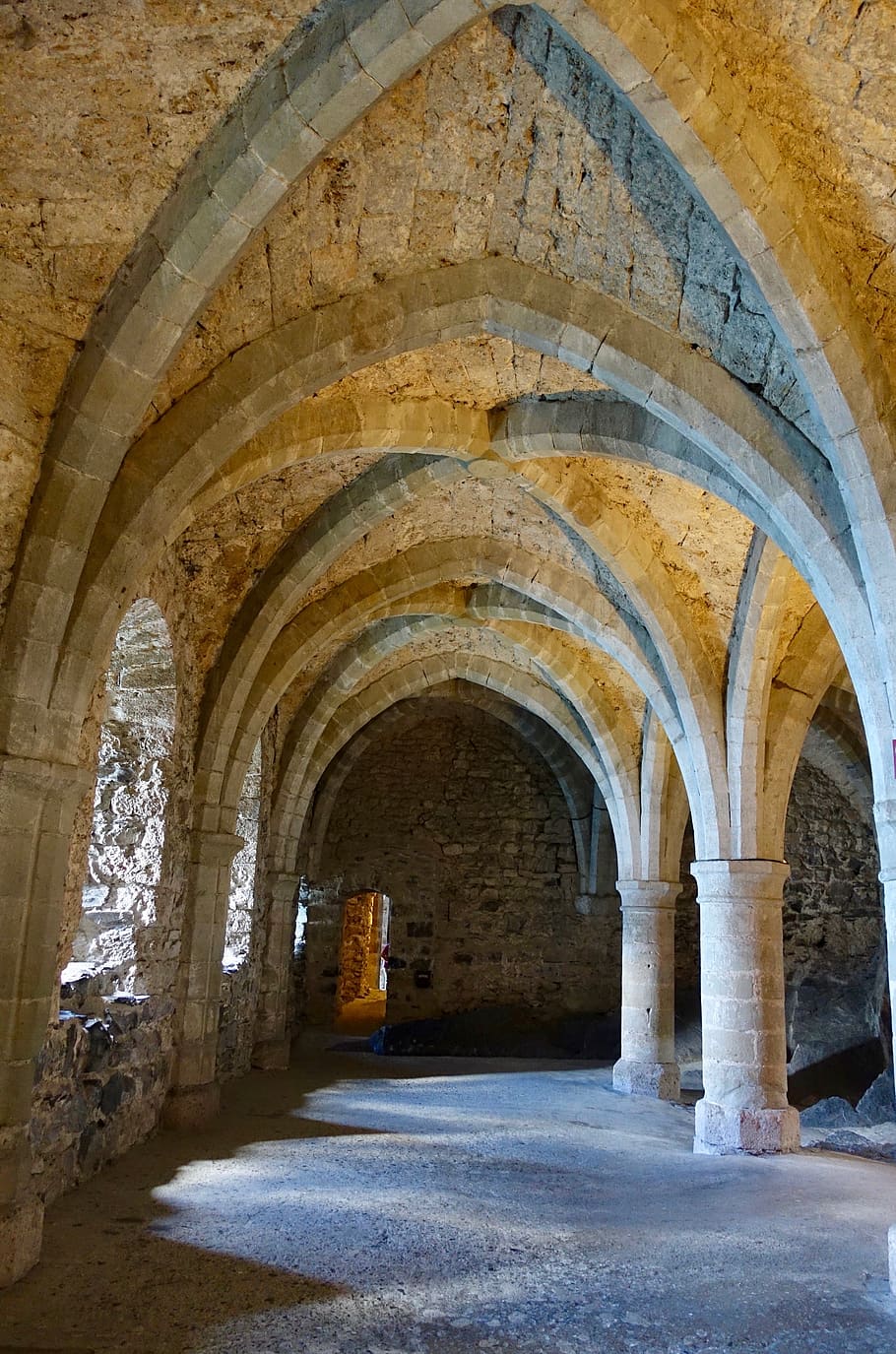 arch, monastery, architecture, design, old, medieval, gothic HD wallpaper