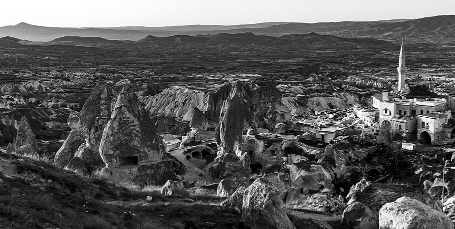 uchisar looking out, 2017, Goreme, Ihlara, Mosque, Rock, Cave, HD wallpaper