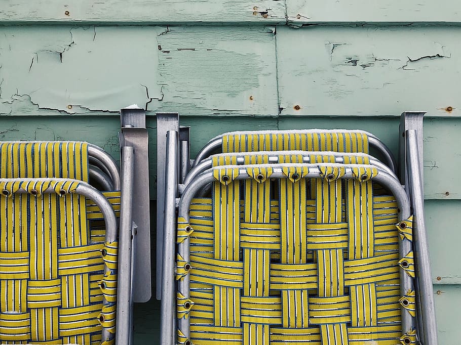 chairs, cottage, beach, cabin, old, vintage, no people, day HD wallpaper