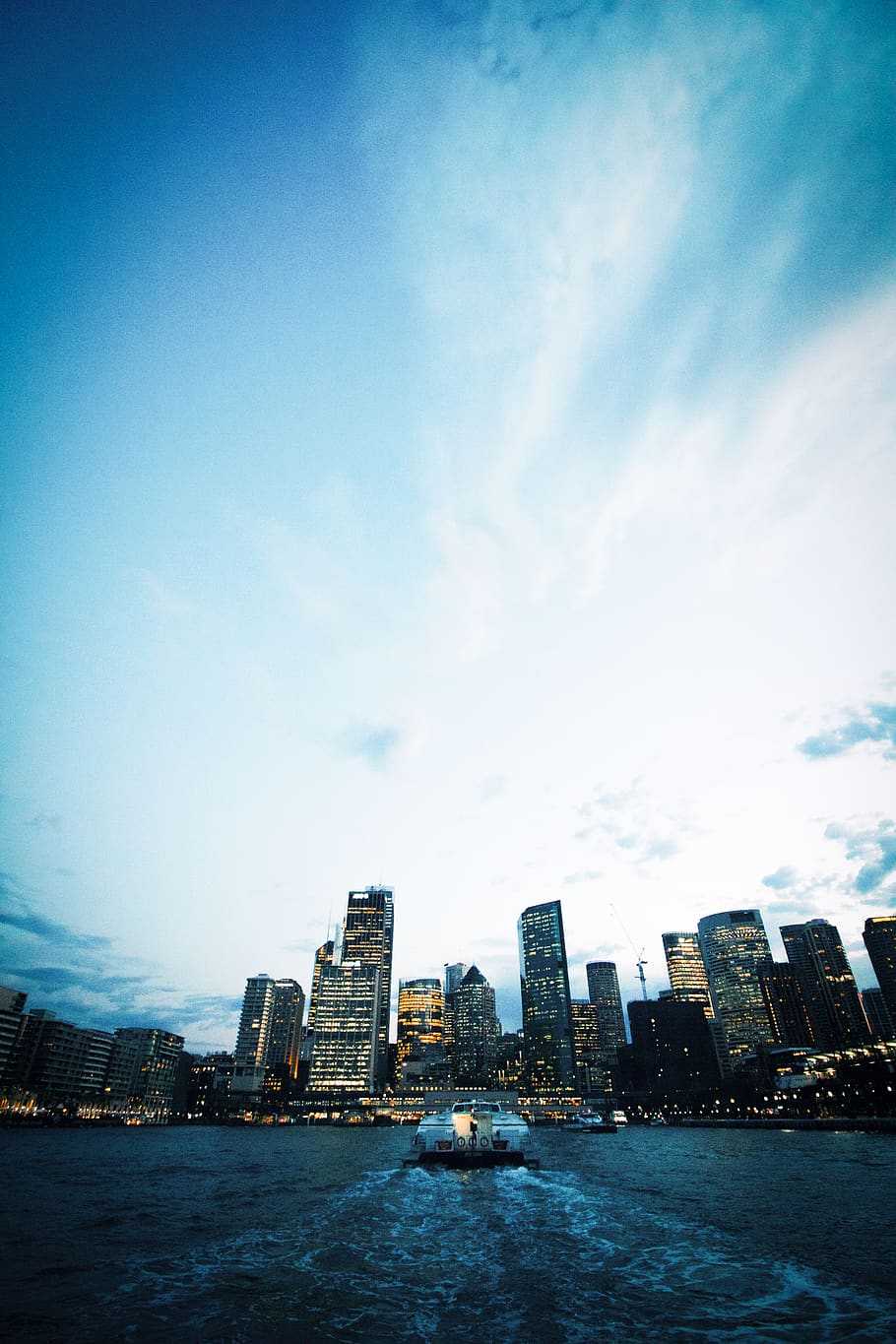 sydney, australia, scape, lansdcape, urban, evening, afternoon HD wallpaper