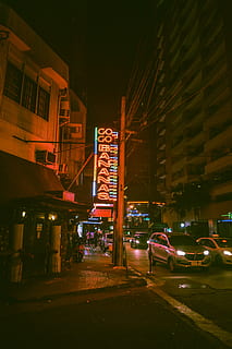 HD wallpaper: philippines, makati, ayala avenue, lights, neon lights ...