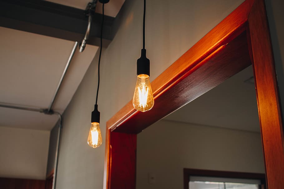 light bulb, lighting, architecture, modern, house, lighting equipment HD wallpaper