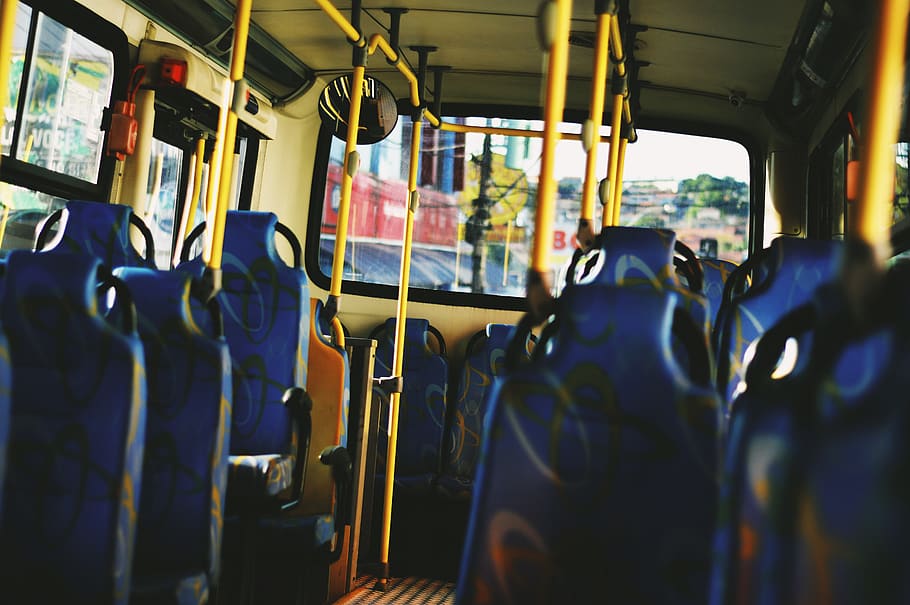bus, onibus, sits, ride, vehicle interior, mode of transportation HD wallpaper
