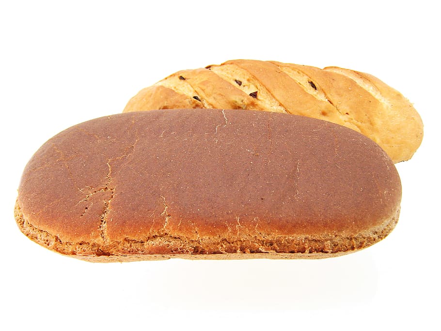 bread, loaf, white, isolated, object, bakery, baked, food, flour HD wallpaper