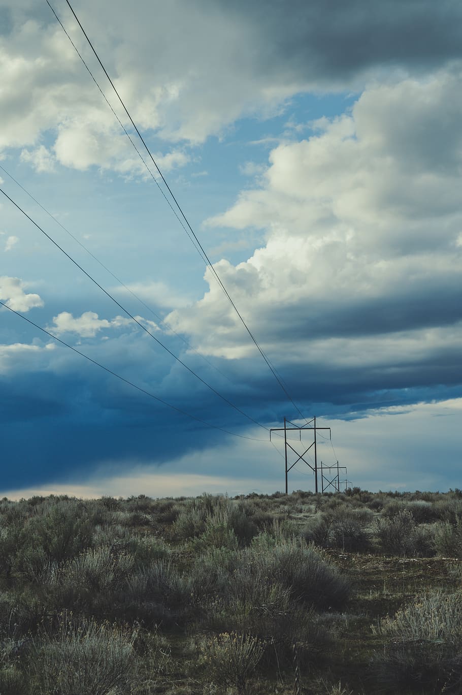 Utility Post, clouds, electrical, electricity, energy, environment HD wallpaper