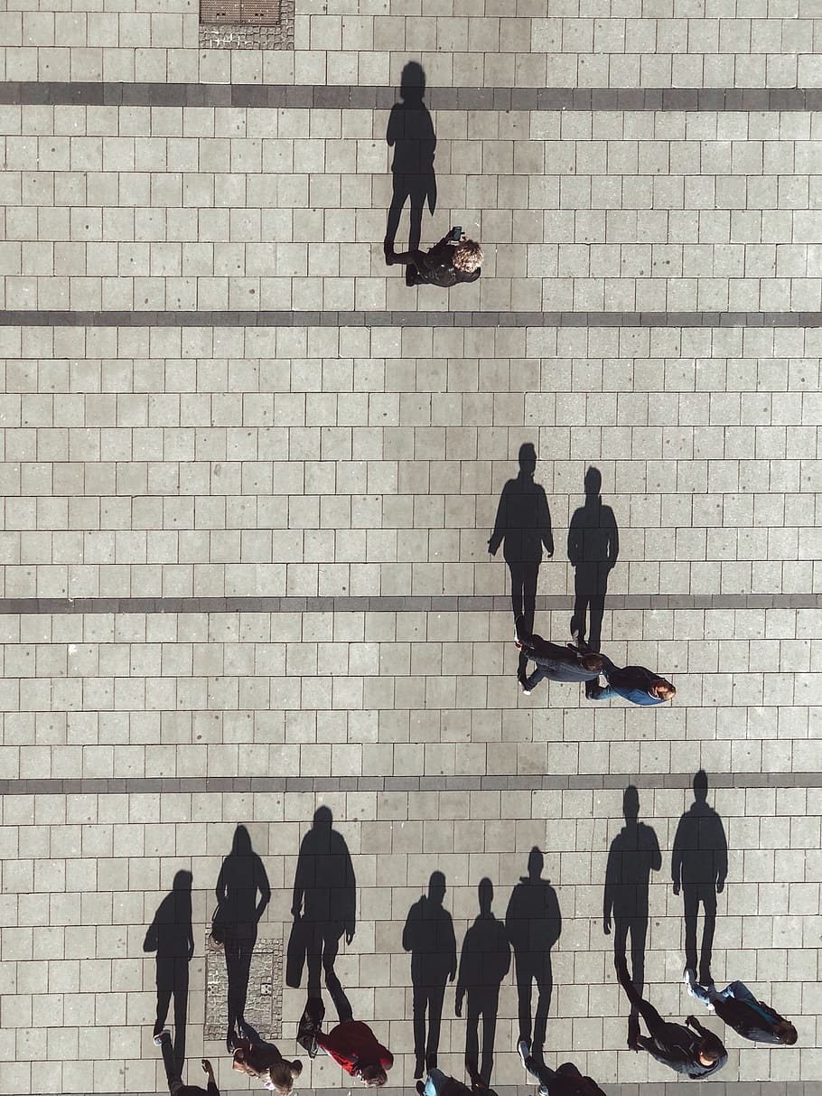 group of people, real people, men, women, architecture, walking HD wallpaper
