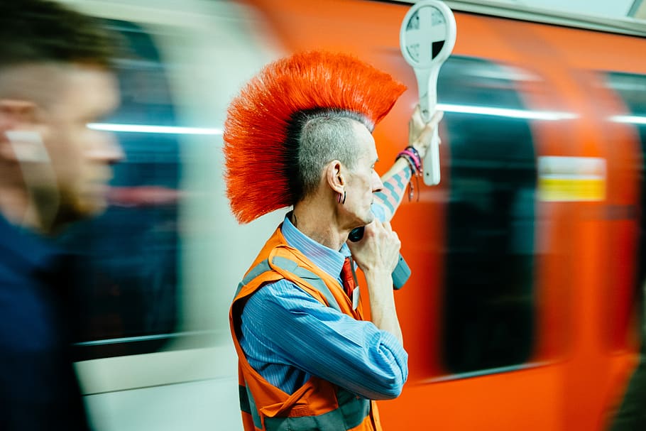 man holding white hand tool, person, human, train, finger, vehicle HD wallpaper