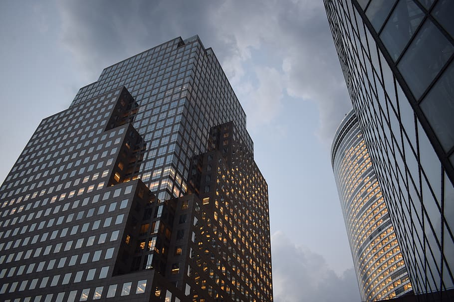 high-rise buildings, building exterior, architecture, built structure HD wallpaper
