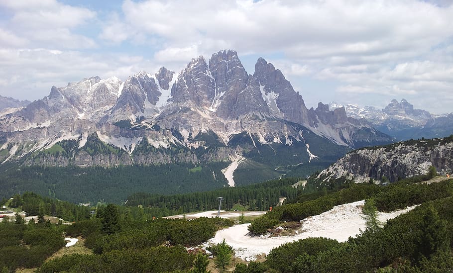 dolomites, belluno, mountains, alpine, landscape, italy, hiking HD wallpaper