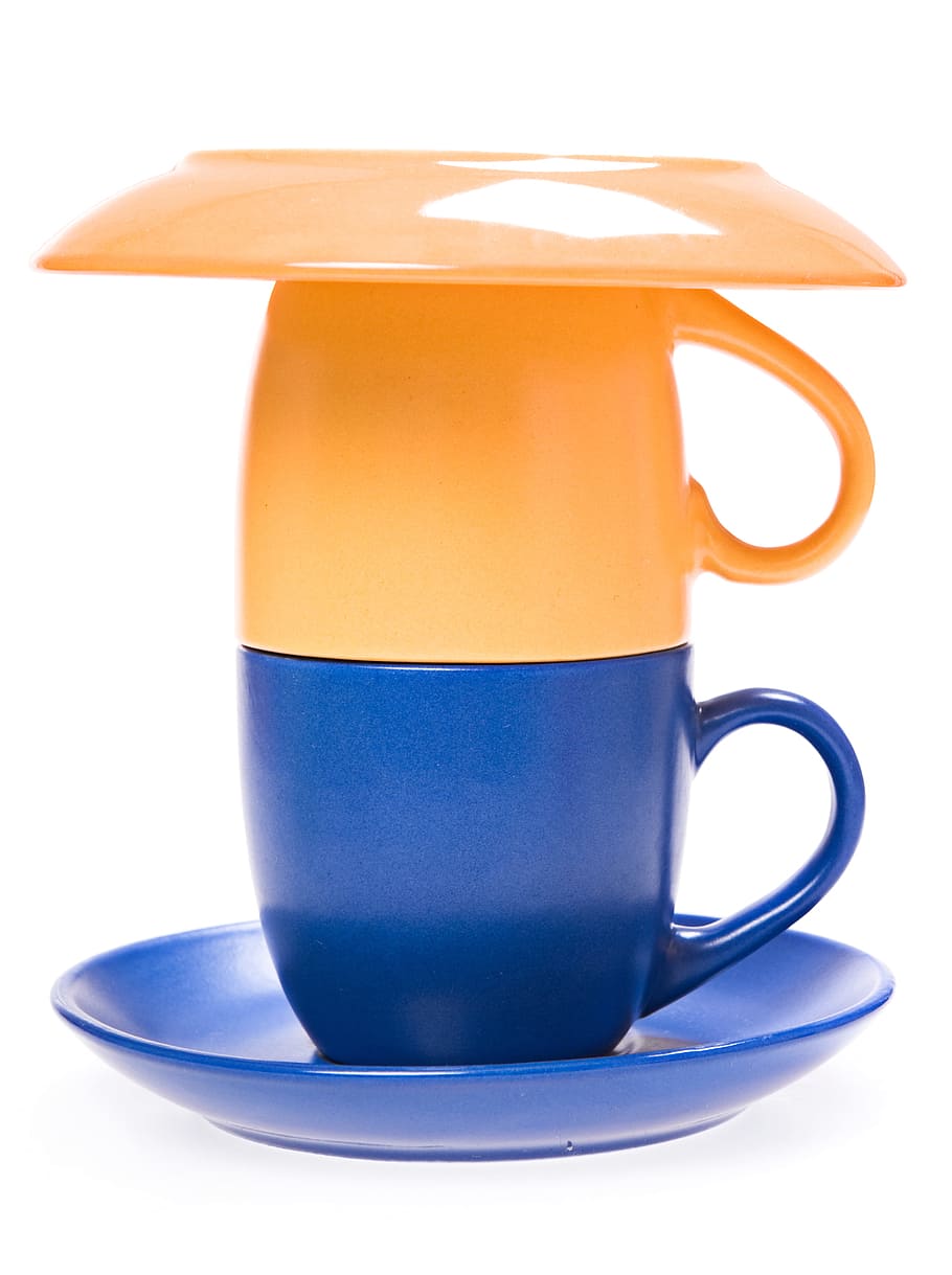 beverage, blue, bright, cafe, ceramic, clean, closeup, coffee HD wallpaper
