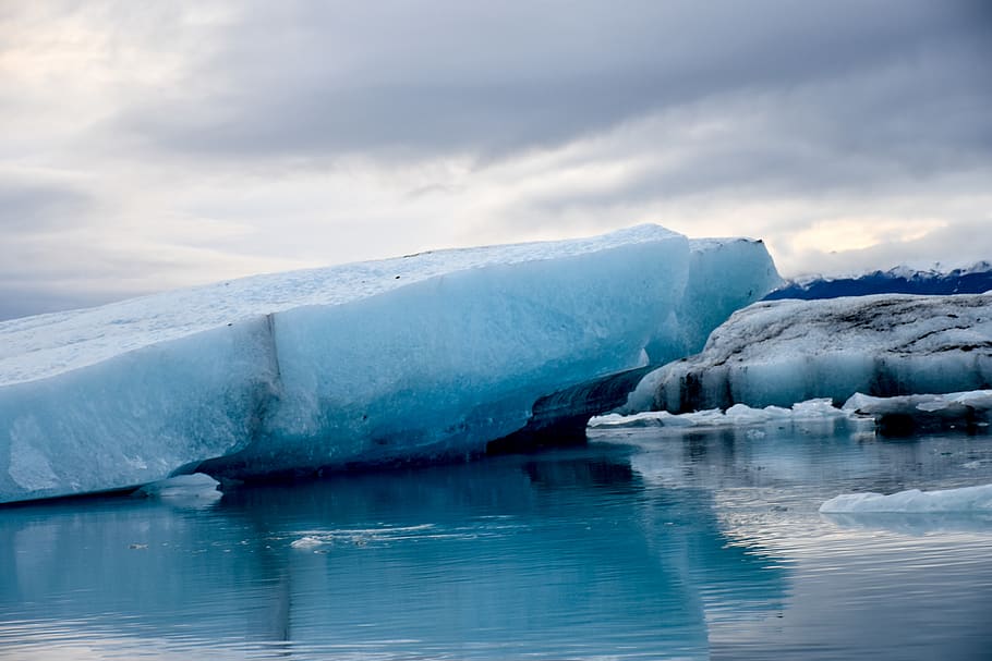 iceland, cold temperature, water, glacier, winter, frozen, environment HD wallpaper