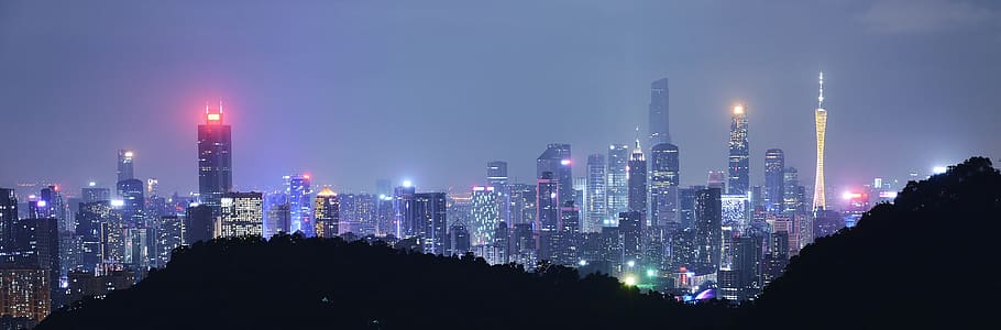 high rise building scenery, city, building exterior, architecture HD wallpaper