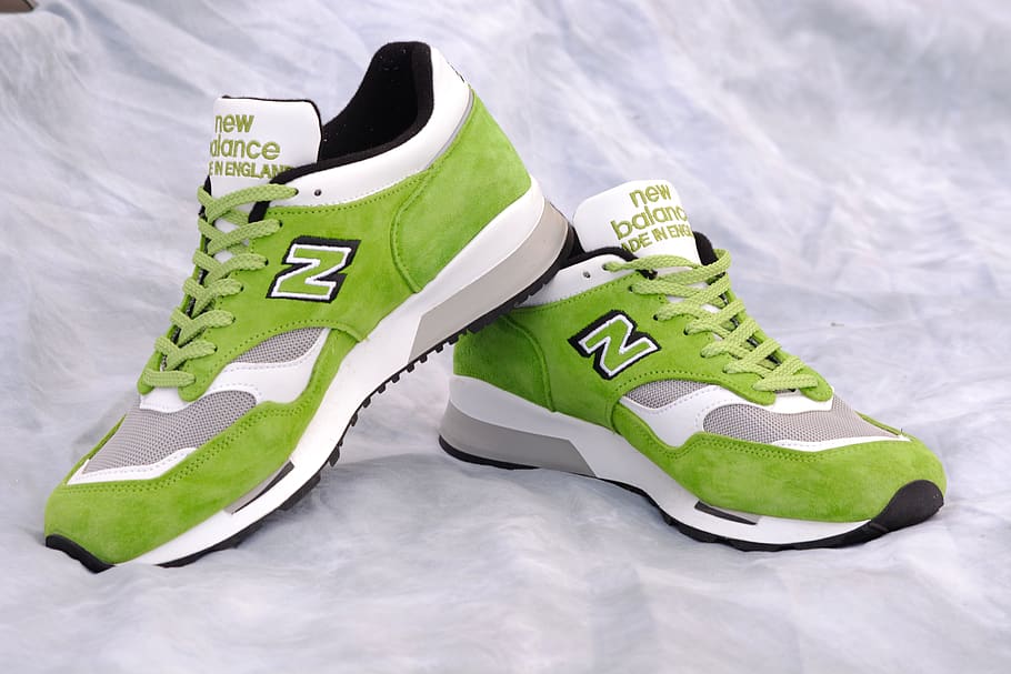 shoes, trainers, new balance, fashion, trendy, sneakers, green, HD wallpaper